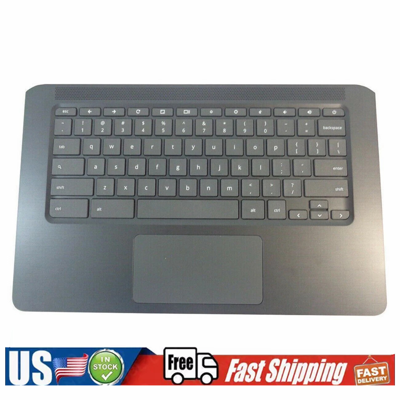 L62440-001 New For HP Chromebook 14A G5 Palmrest Keyboard & Touchpad USK