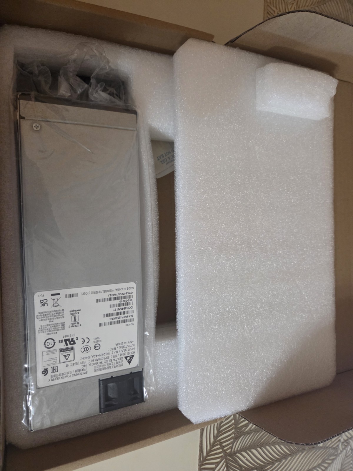 Cisco Meraki MA-PWR-250WAC 250W AC Power Supply New Open Box 