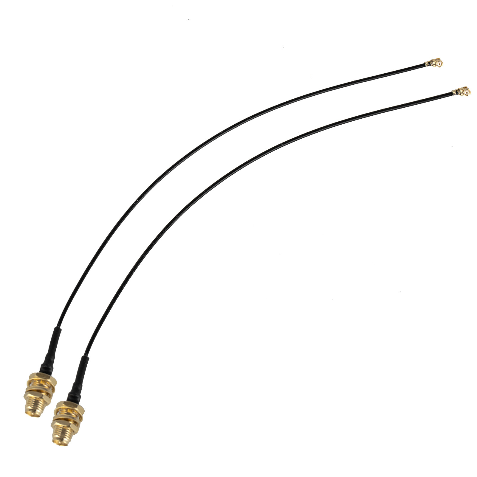 2pcs Mini PCIe to RP-SMA Connector Cable WiFi Network Antenna Extension Wire 1ft