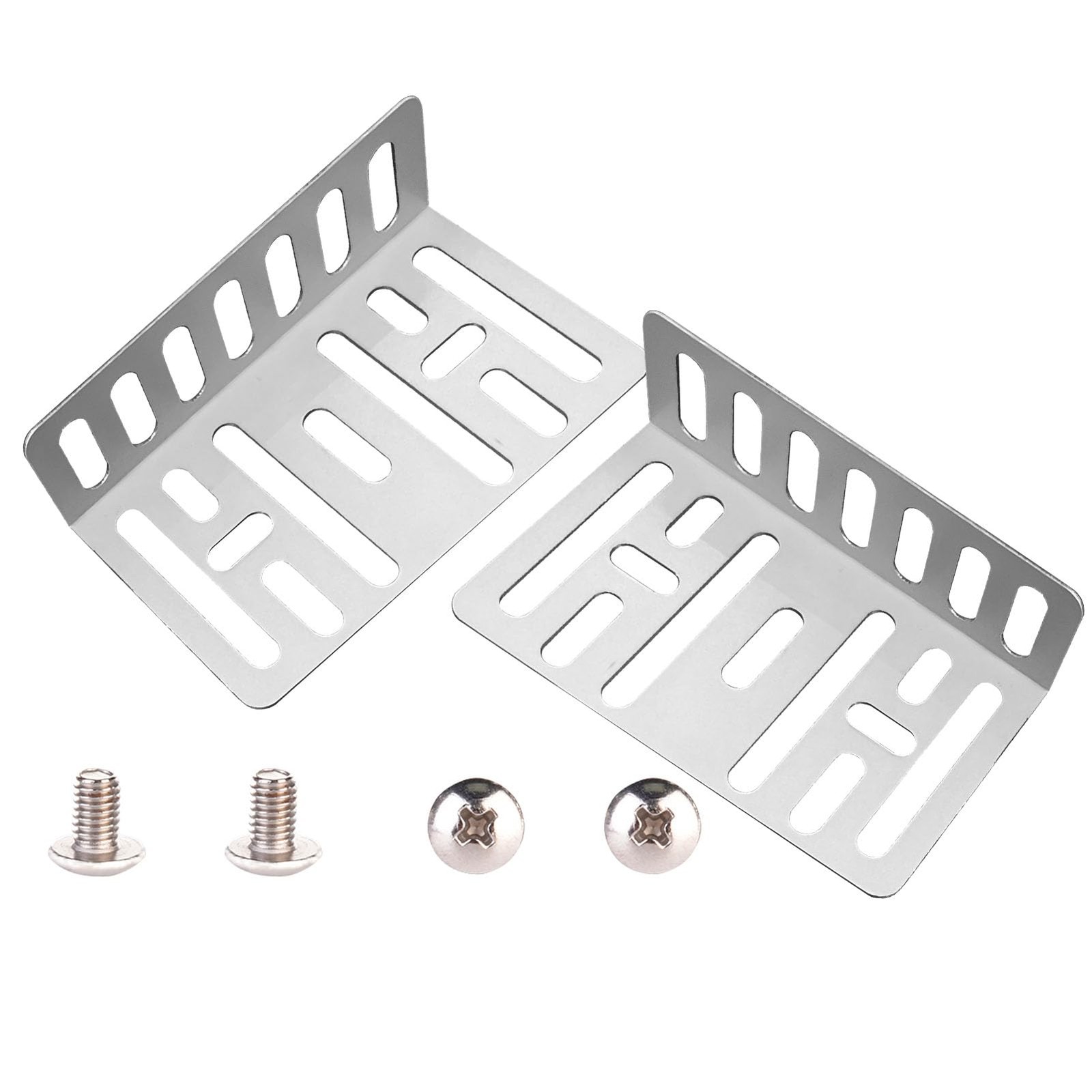 Universal Double DIN Installation Kit, Metal Car Stereo Mounting Bracket, 3.15 X