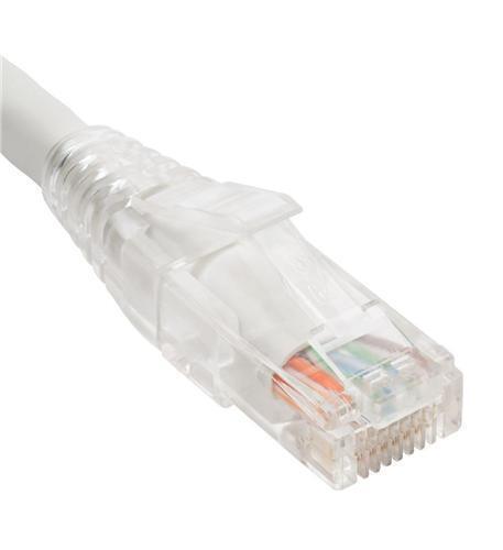 Icc ICPCSP01WH Patch Cord Cat5e Clear Boot 1\' White