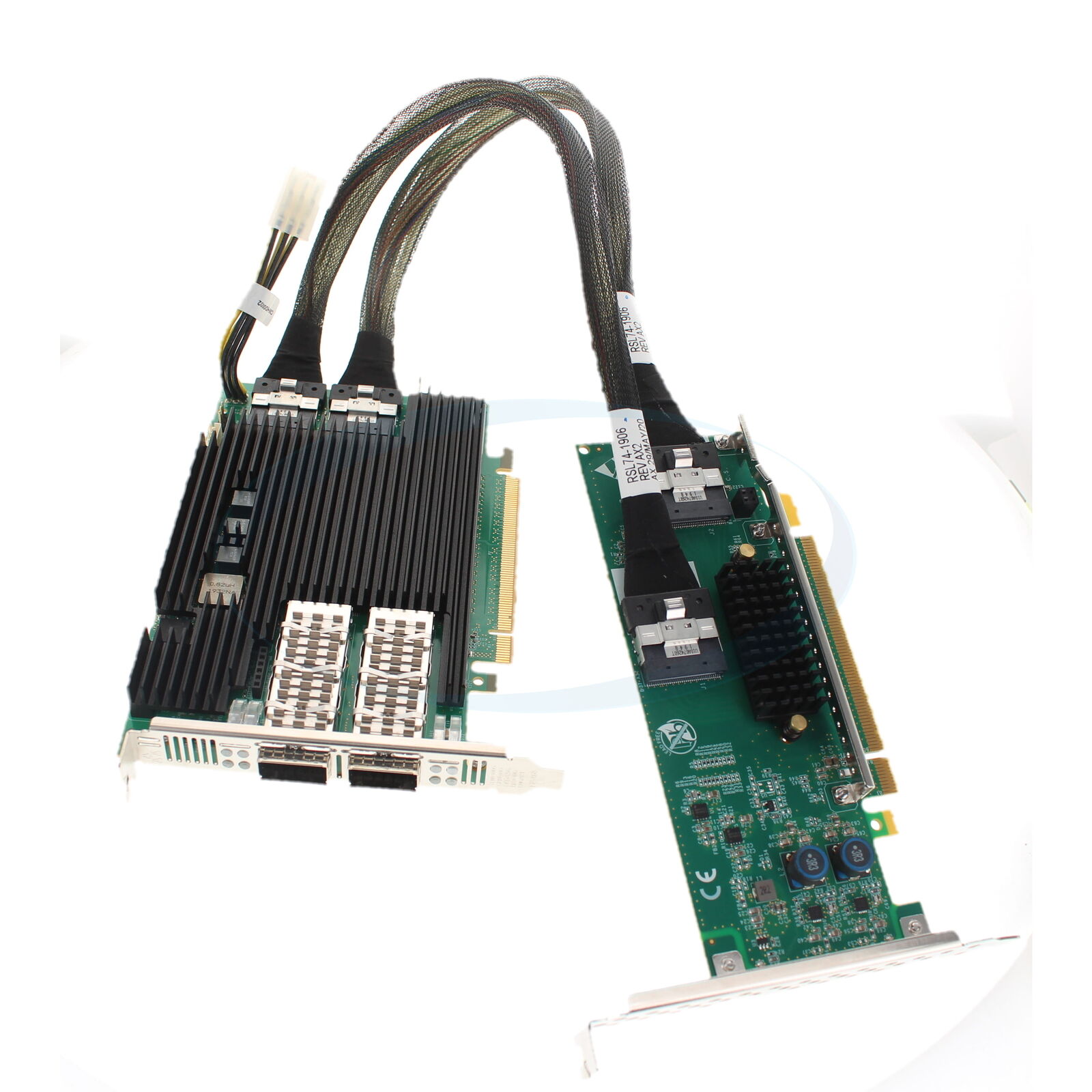 Silicom PE3100G2DQIRM-QX4 QSFP28 FM10840 Dual Port 40/100GB PCIE Kit
