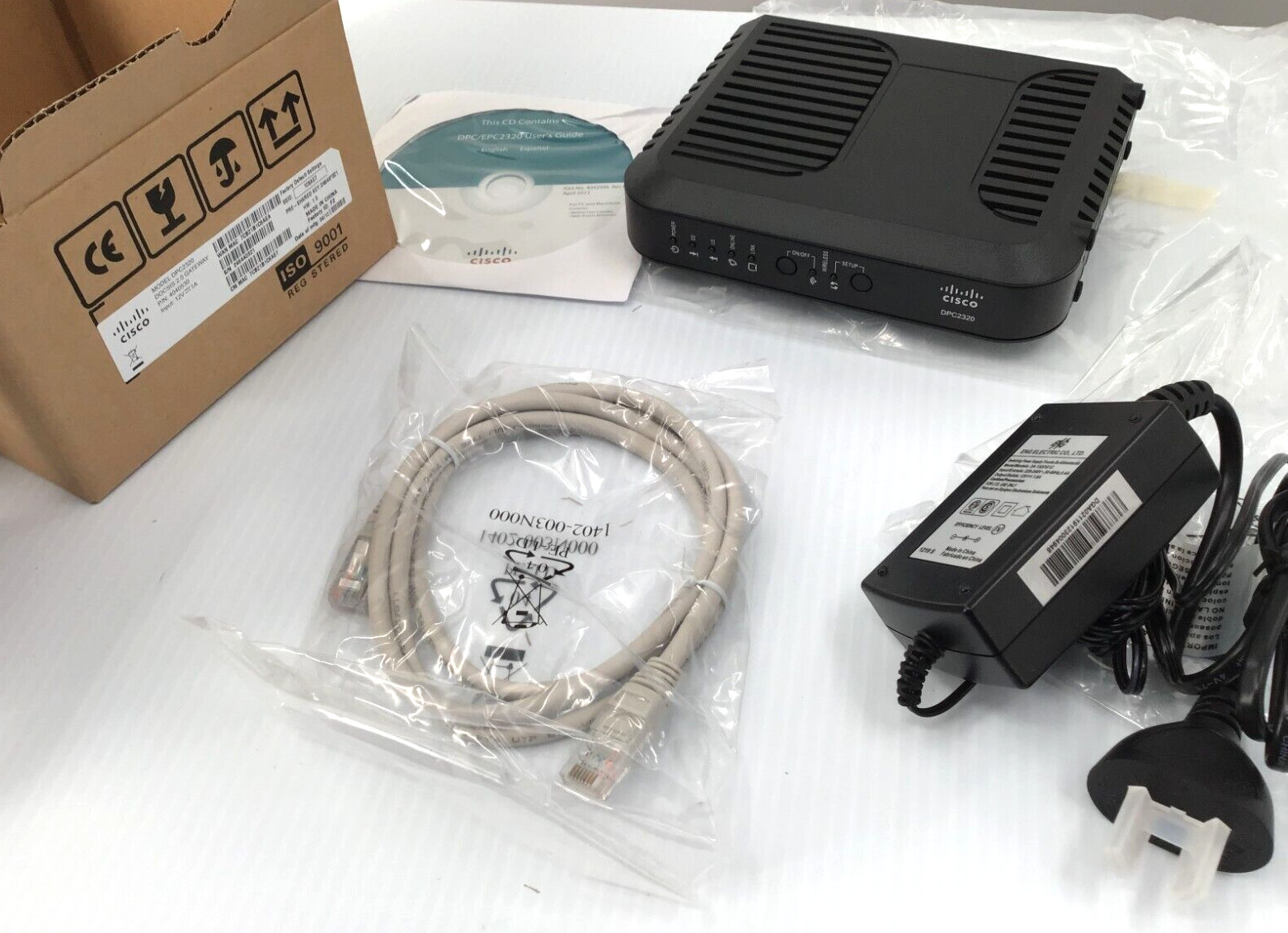 New  (9) CISCO- DPC2320 Cable Modem Wireless Router  - 2.0 Gateway Ethernet