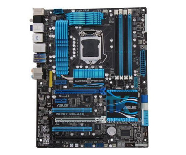 Intel Motherboard For ASUS P8P67 DELUXE LGA 1155 Intel P67 SATA 6Gb/s ATX