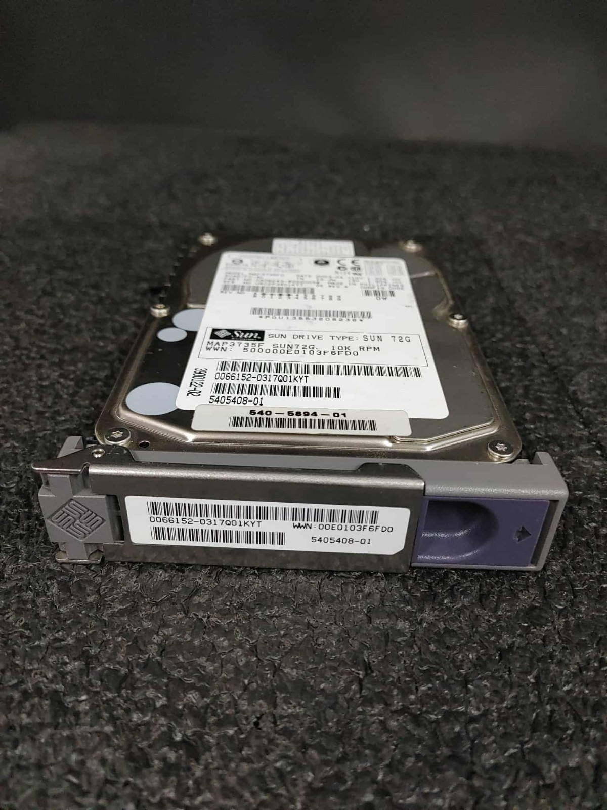 SUN 72GB Fibre Channel 3900122-02 5405408-01 10K FC SUN72G HARD DISK DRIVE HDD