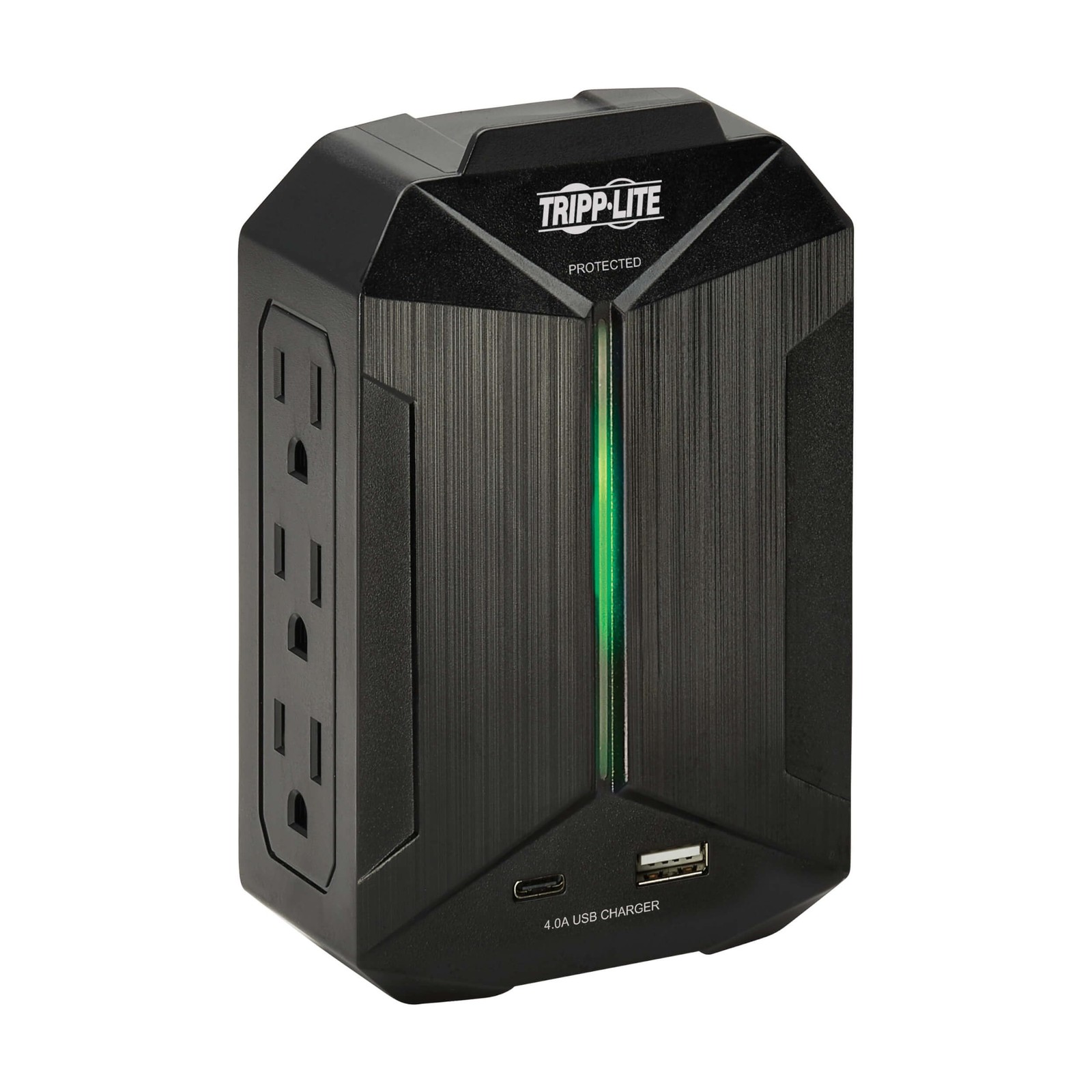 Eaton Tripp Lite SK62USBC 6 Outlet Extender Surge USB Charging, Black