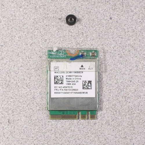 Lenovo Wifi WLAN M.2 Card - Wireless,CMB,FXN,MT7921 M2 - 5W10V25823 + 5T10S33633