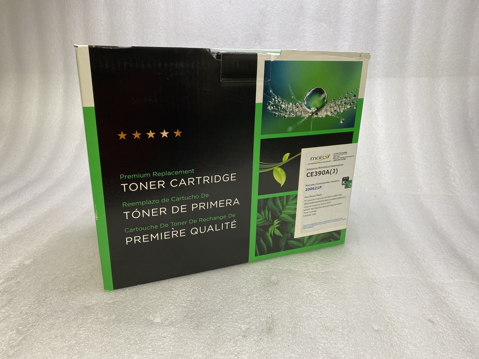 NEW Premium Cartridge CE390A(J) Black For HP Extended Yield Replacement Toner