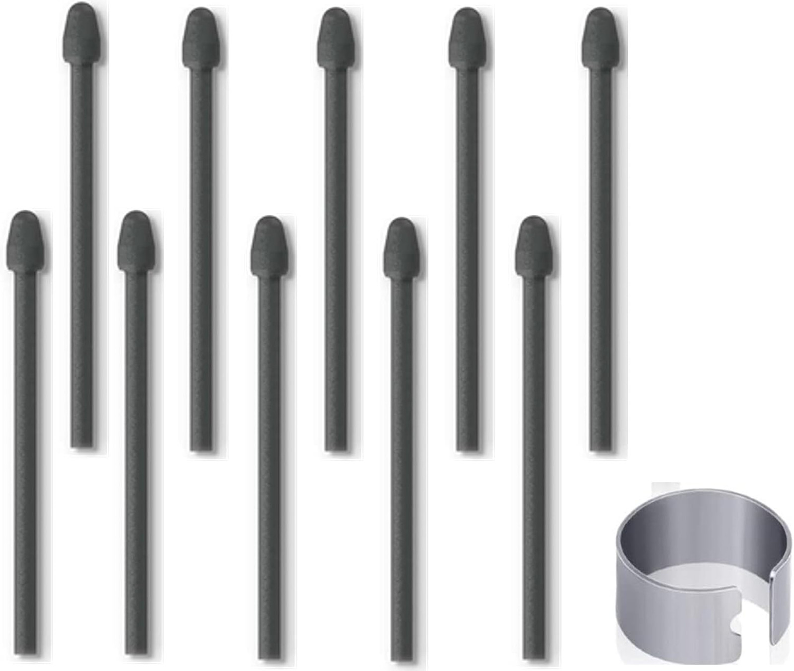 10PCS Stylus Pen Tips for Remarkable 2 Pen, Fiber Felt Replacement Nibs with