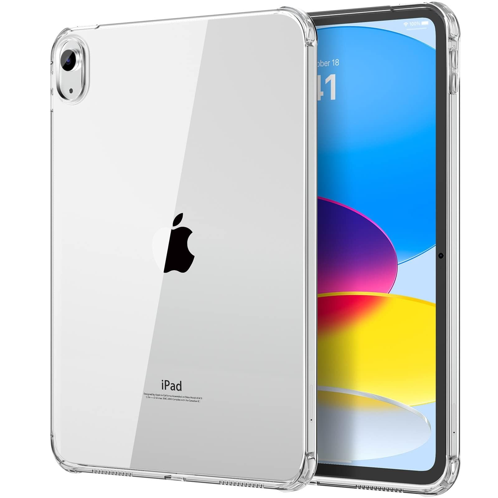 MoKo Clear Case for iPad (A16) 11th Generation 2025 11-inch/10th 