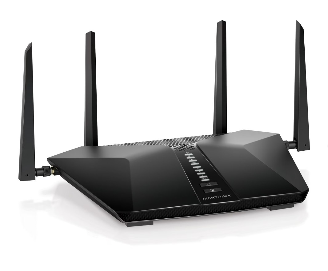NETGEAR AX4200 Nighthawk Dual-Band Wi-Fi 6 Router - Black (RAX42-100NAS)