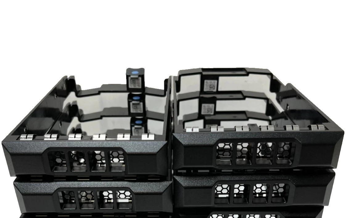 Lot of 4 Dell PowerEdge Tray Y446J  FOR  DELL R410 AND R510 3.5" NON HOT PLUG