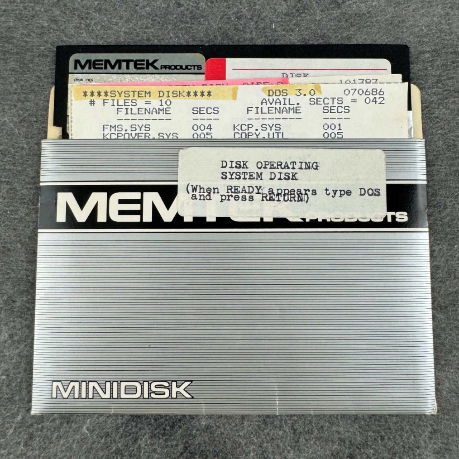 Vintage Computer Floppy Disk - Estate Find, Collector's Item, Untested, As-Is