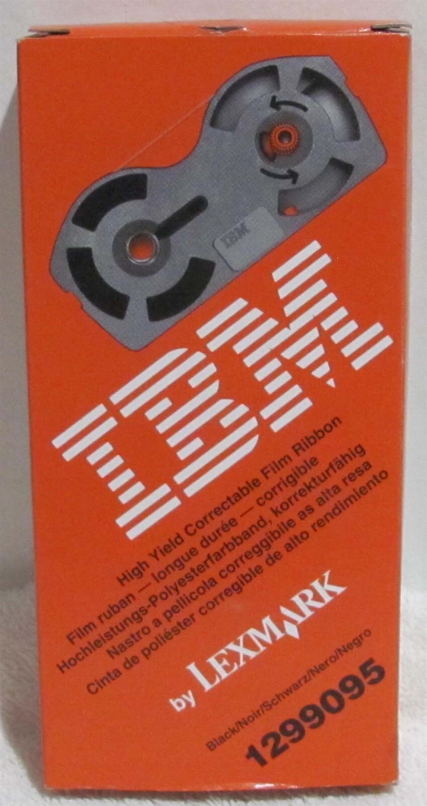IBM by LEXMARK High Yield Correctable Film Ribbon - BLACK 1299095 Selectric II 
