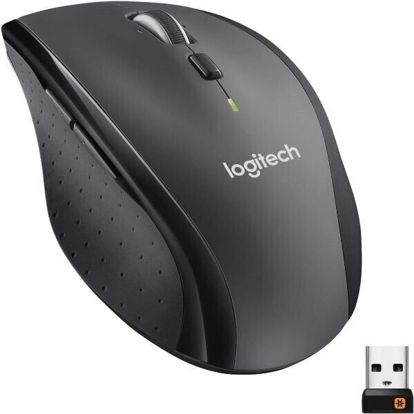 Logitech M705 Wireless Mouse, Bluetooth, USB Unifying Receiver 910-001935