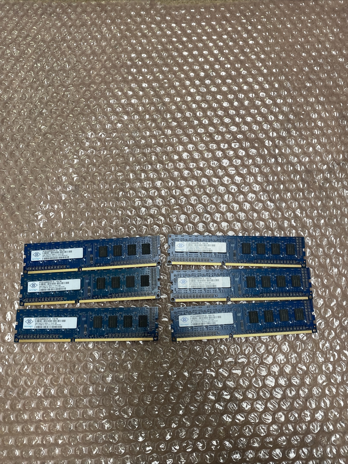 Nanya 12GB (6x2GB) 1Rx8 PC3-12800U RAM Memory DDR3 NT2GC64B88G0NF-DI