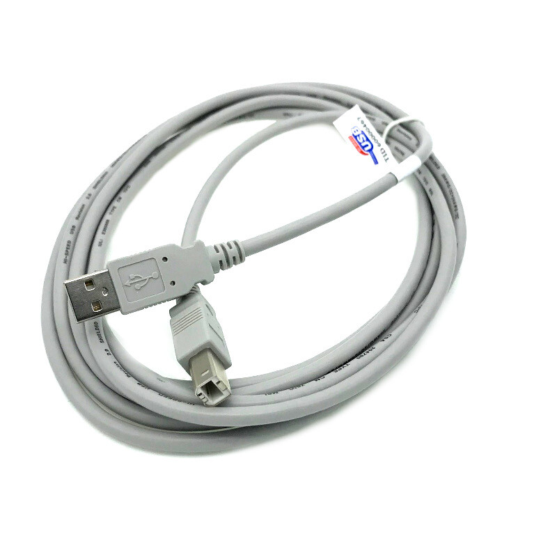 10' USB Cable WH for BROTHER MFC-J497DW MFC-J650DW MFC-J675DW MFC-J870DW