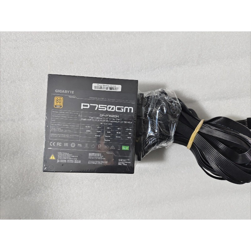 Gigabyte P750GM 750W 80 Plus Gold Fully Modular ATX PC Power Supply Fully Tested