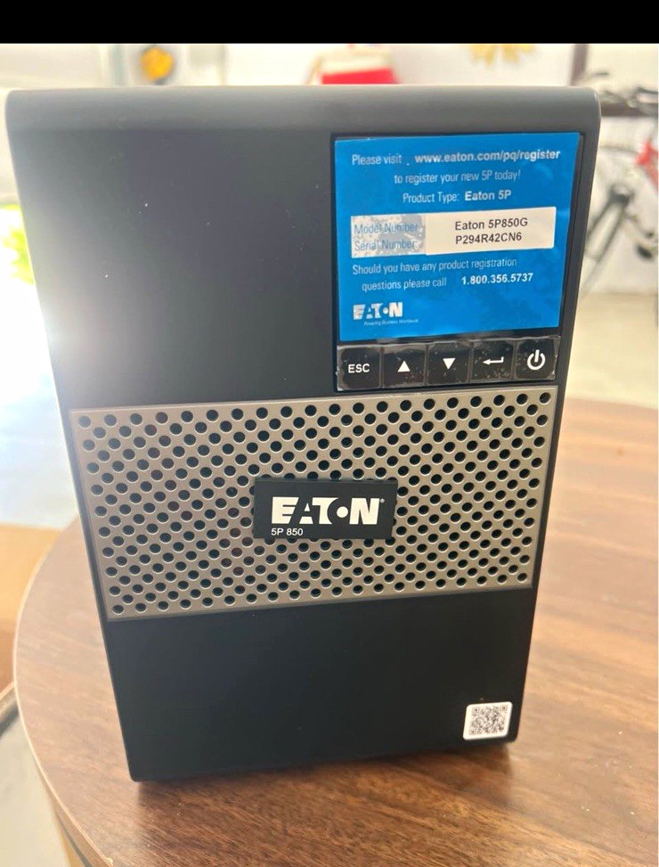 Eaton 5P850G Tower UPS 850VA 600W 200-240V Black 6x IEC C13 USB