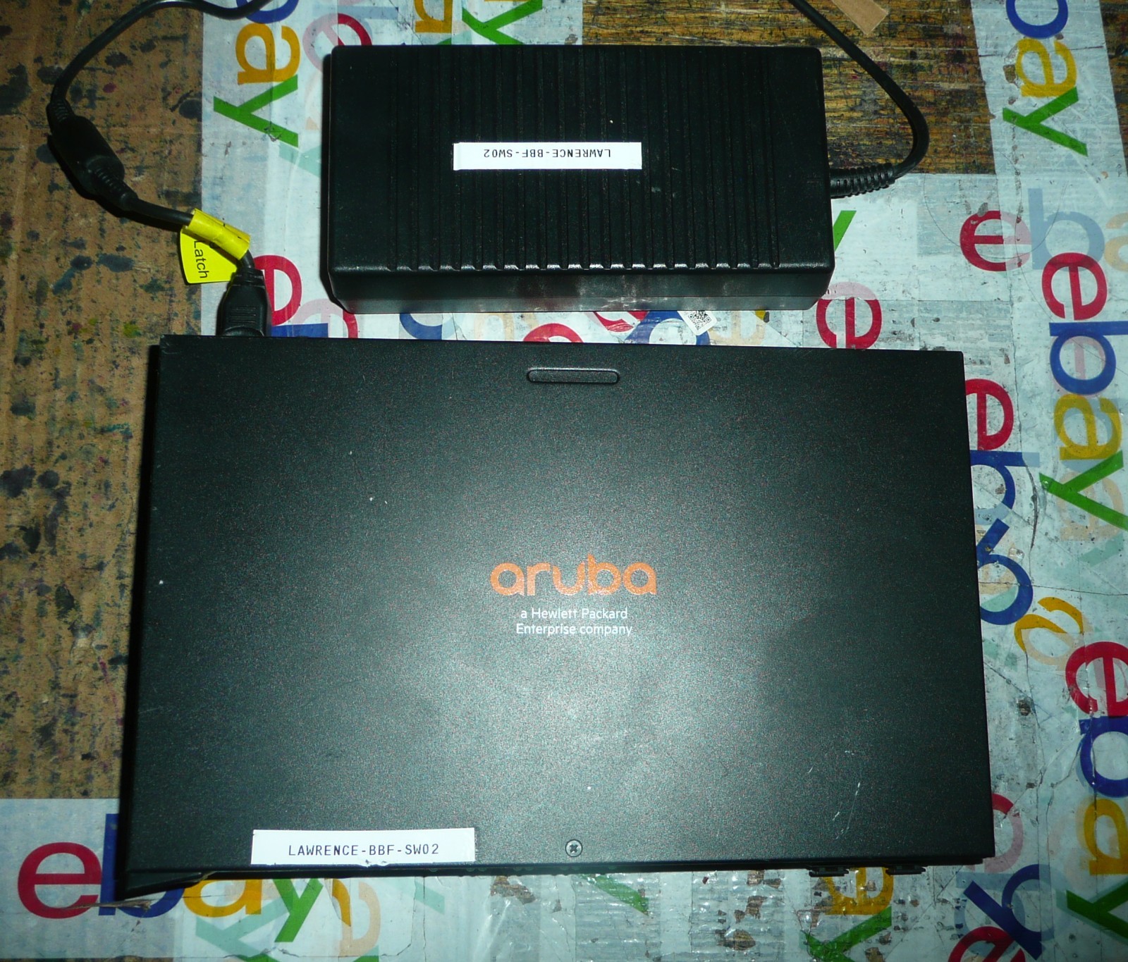 HPE Aruba 2530-8G PoE+ J9774A Gigabit Ethernet Network Switch w/ AC Adapter