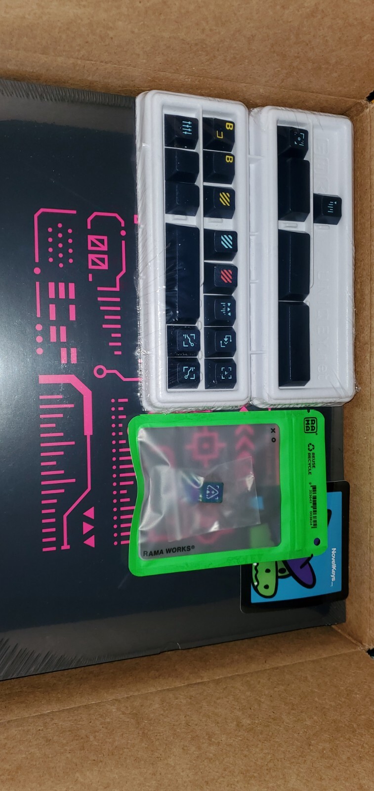 GMK Awaken- SEALED Keycap SET with novelties- Rama Works Matched Artesian 