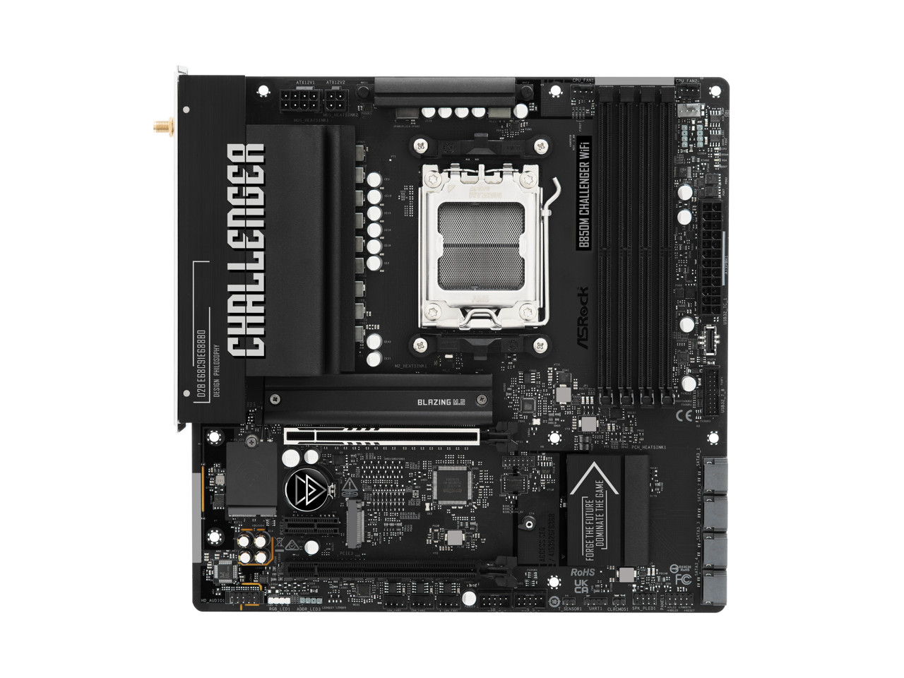 ASRock B850M Challenger WiFi AM5 AMD B850 Micro ATX Motherboard