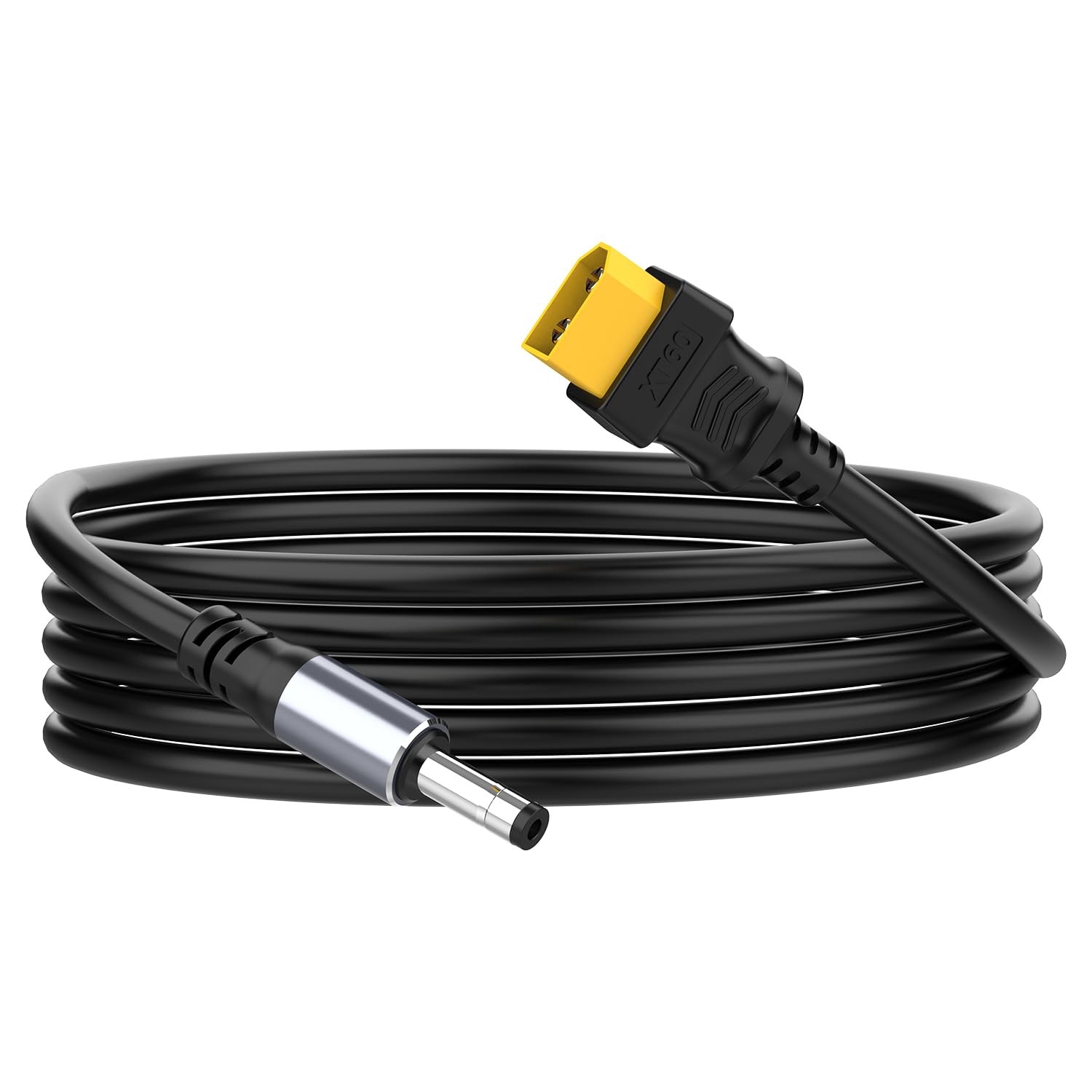XT60 Male To DC5521 Power Cable Adapter Cord DC 5.5x2.1mm 6.6 Ft 2M