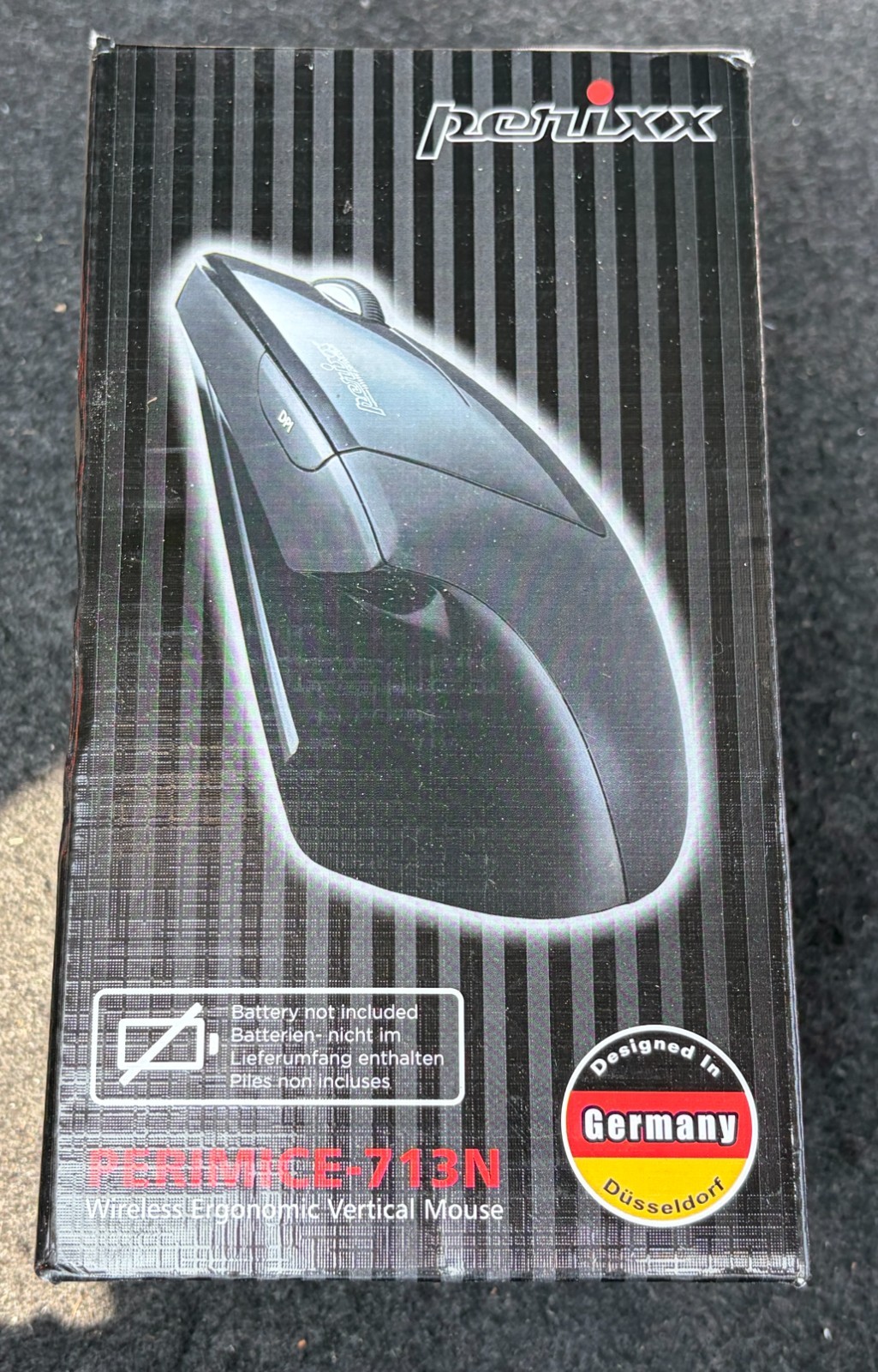 Perixx PERIMICE-713N Wireless 2.4G Ergonomic Vertical Mouse 6 Button New
