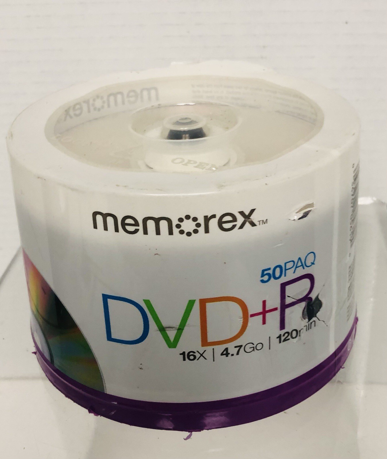 Memorex DVD+R 16X 4.7GB 120 Minute 50 Pack Spindle SEALED NEW