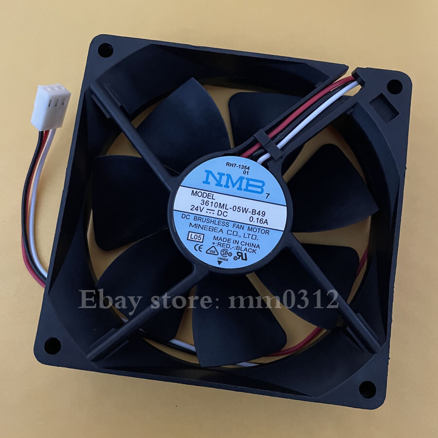 1pcs  NMB 3610ML-05W-B49 DC24V 0.16A 9225 9025 inverter cooling fan 3pin