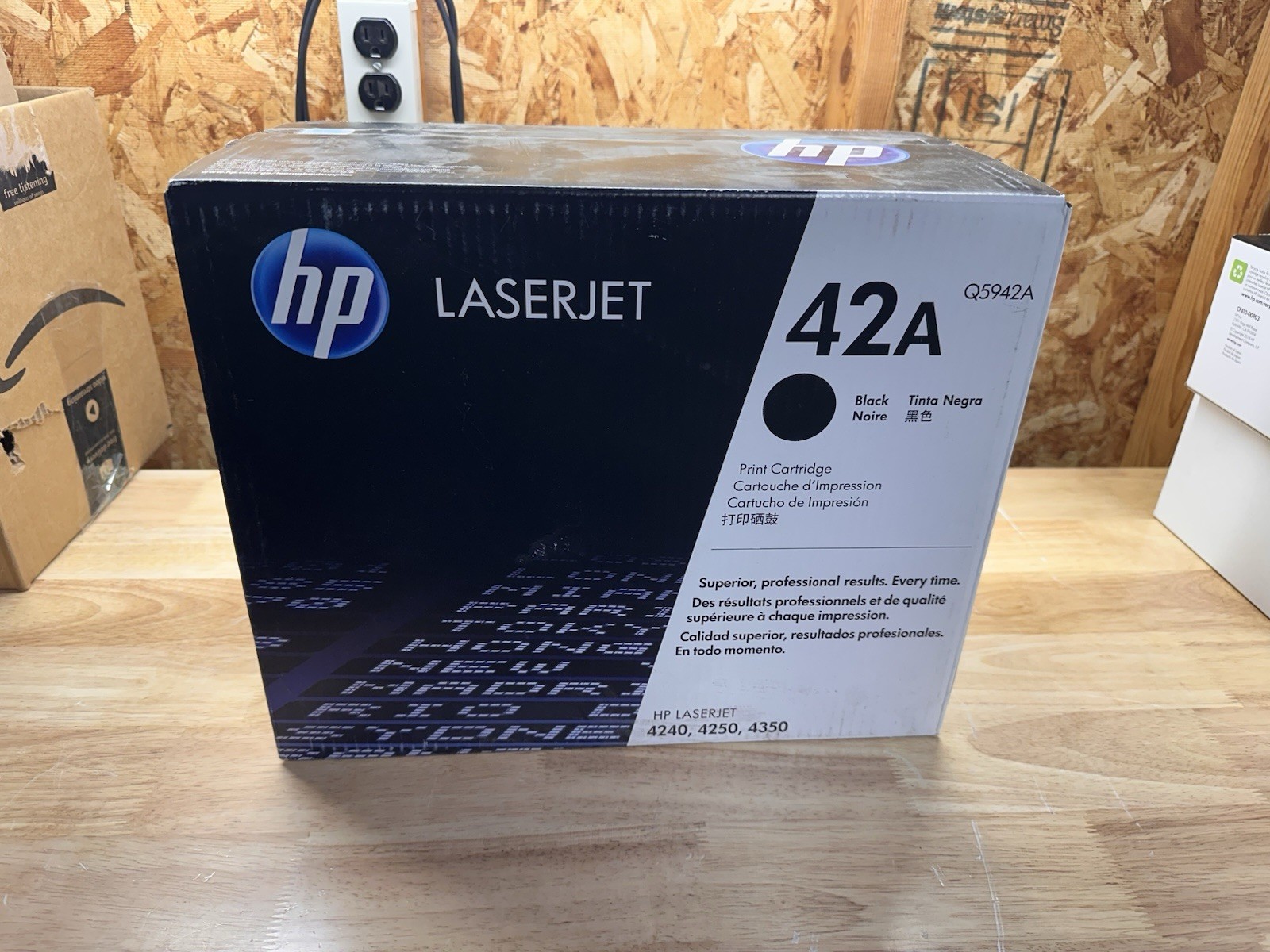 HP 42A Q5942A Black Genuine Original Toner SEALED for LaserJet 4240 4250 4350