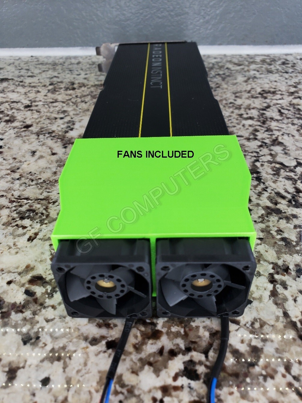 NIVIDA RTX A6000 PASSIVE GPU Cooling Fan Shroud Mounting Accelerator Card AI
