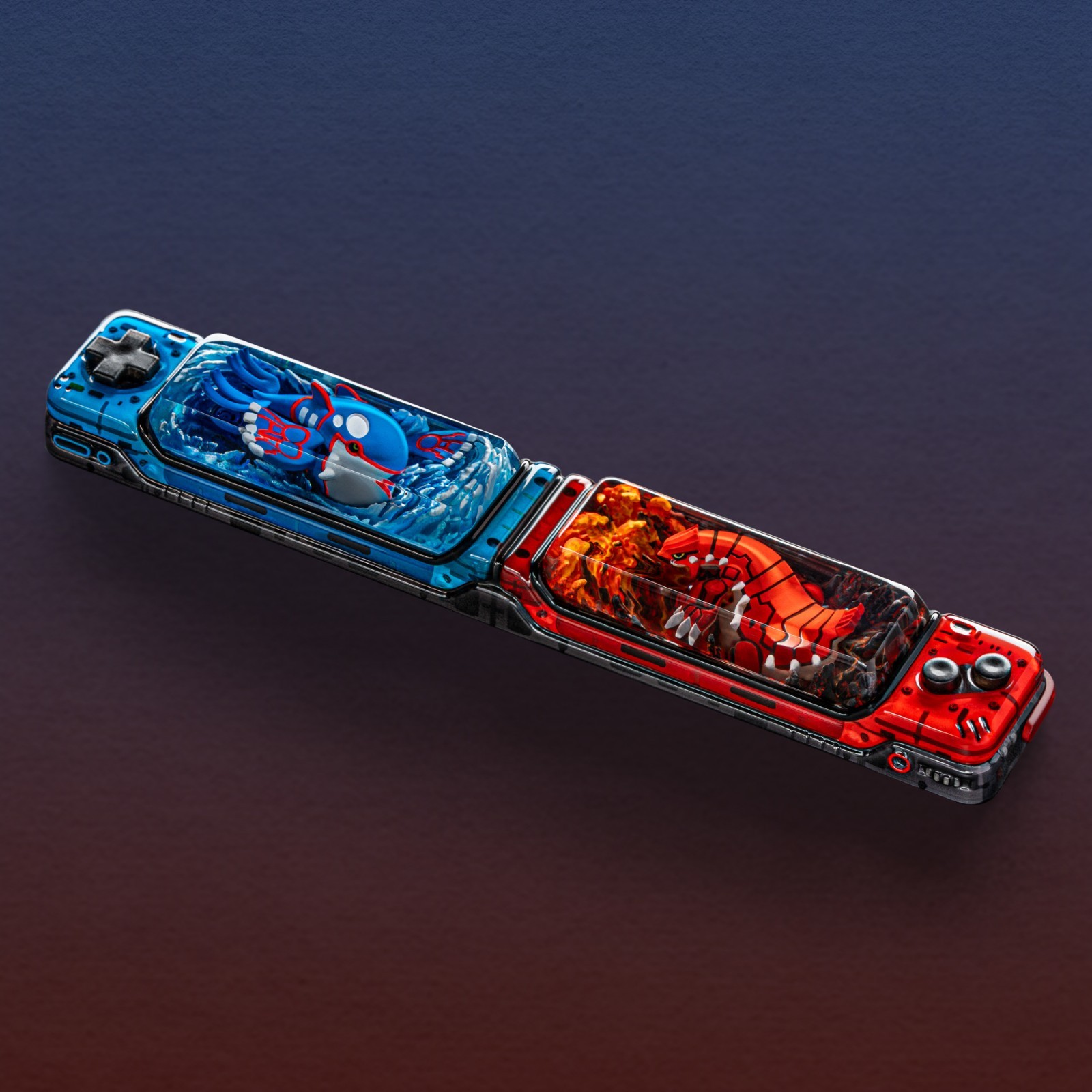 S-Craft Studio Groudon vs Kyogre Pokemon Artisan Keycap (New In Box)