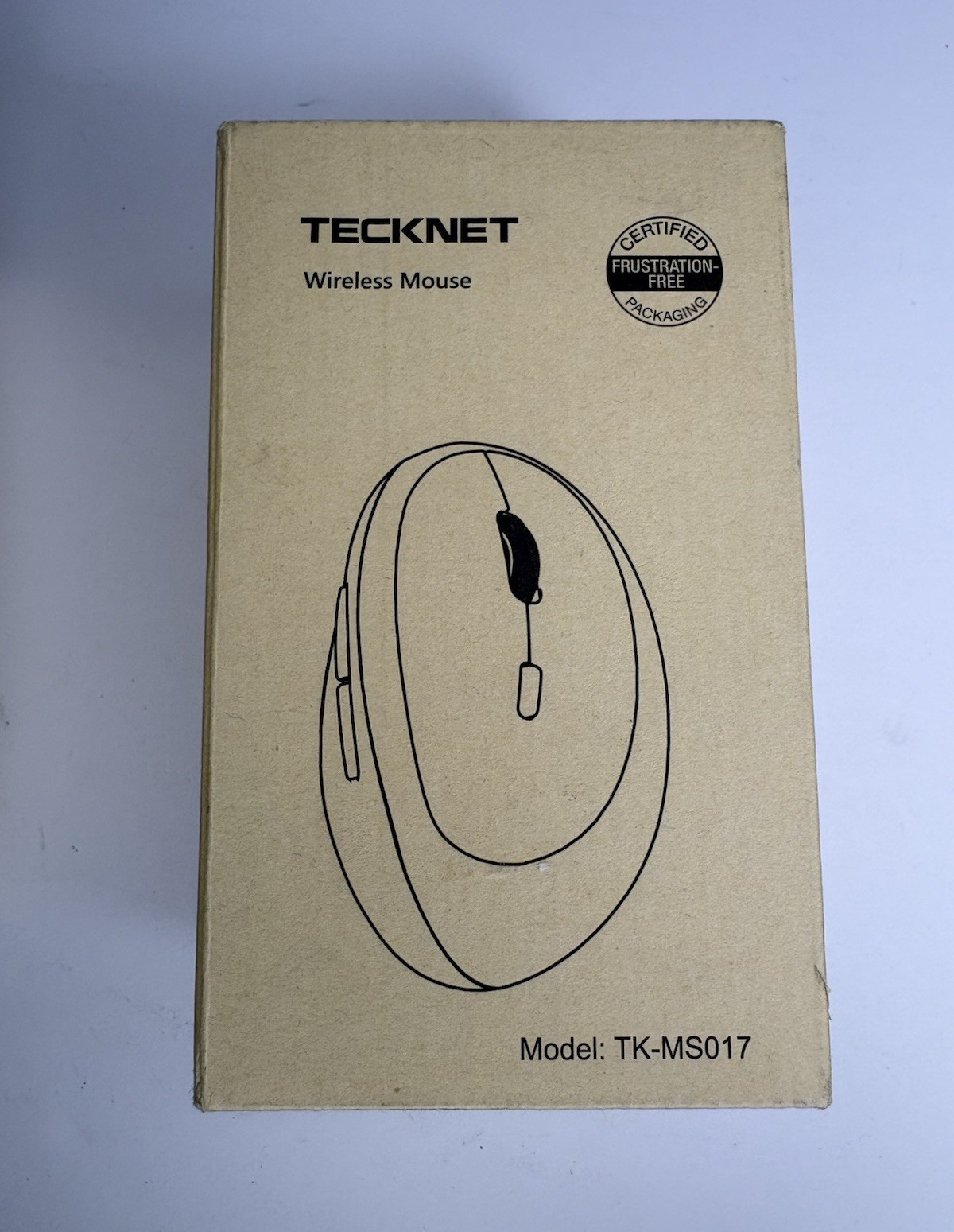 TeckNet TK-MS017 Wireless Optical Mouse 4-Button 1600 DPI Black
