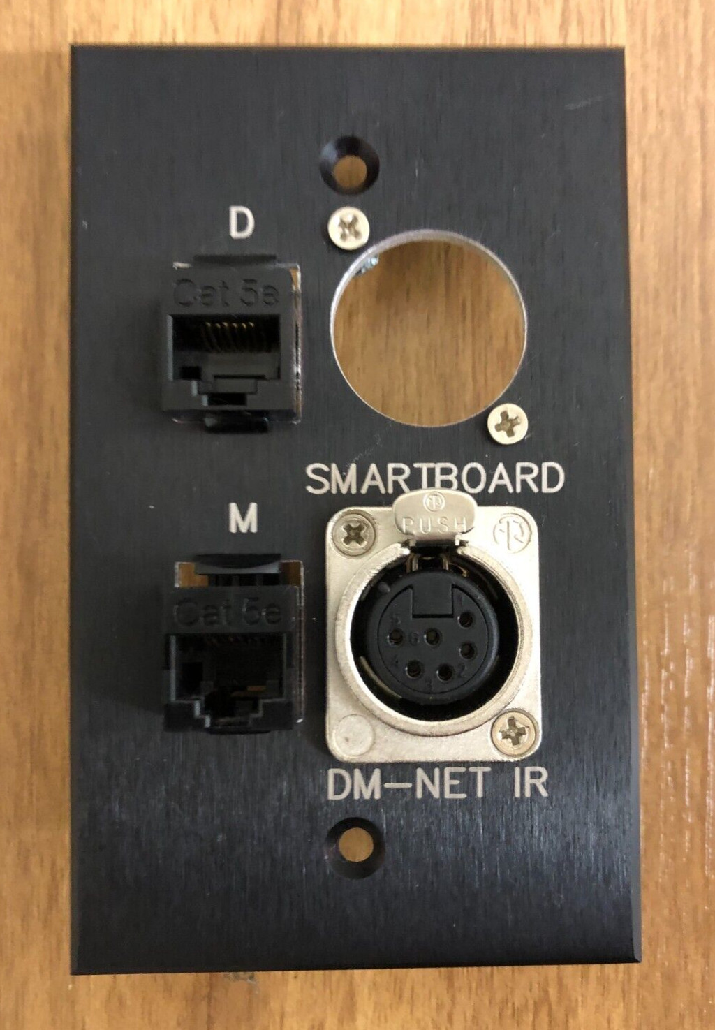 BTX Custom Black Aluminum Wall plate