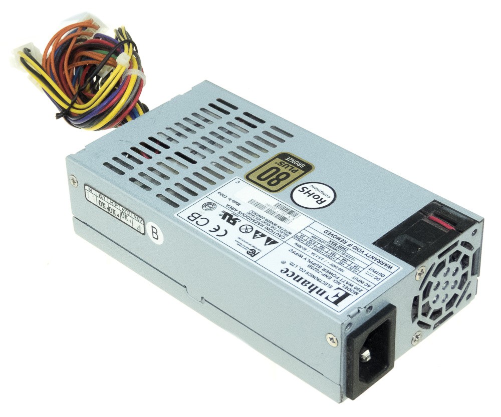 Power Supply ENHANCE ENP-7025B 250W ITX PSU 20+4 PIN ATX12V MOLEX SATA