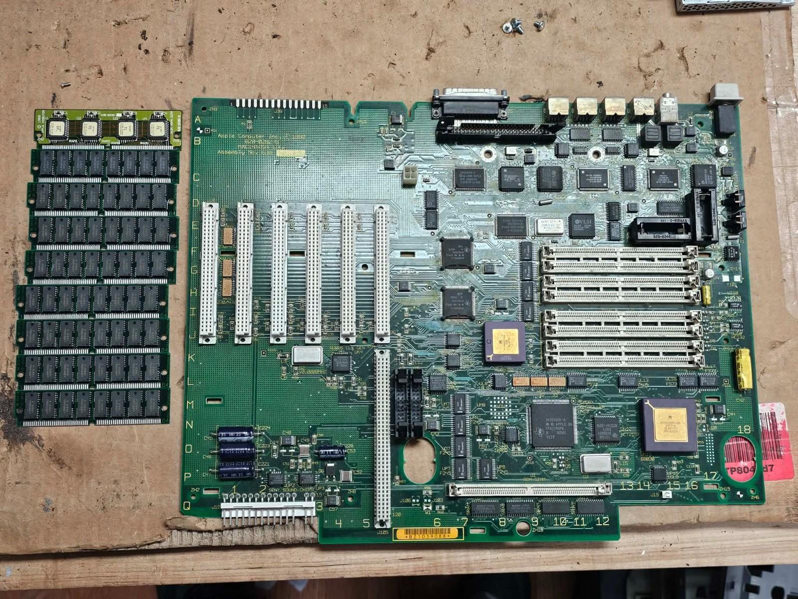 Vintage Retro Apple Logic Board MAC IIFX 661-0522 820-0282-B 1990 Motherboard +