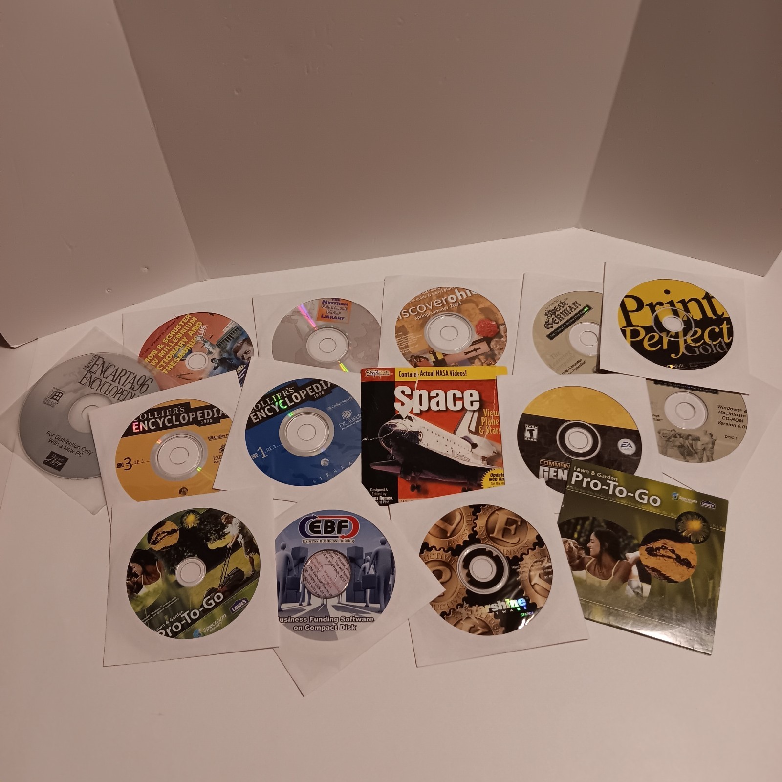 Lot of 15 Educational Software Discs, Used, Tested, For Vintage Older Systems