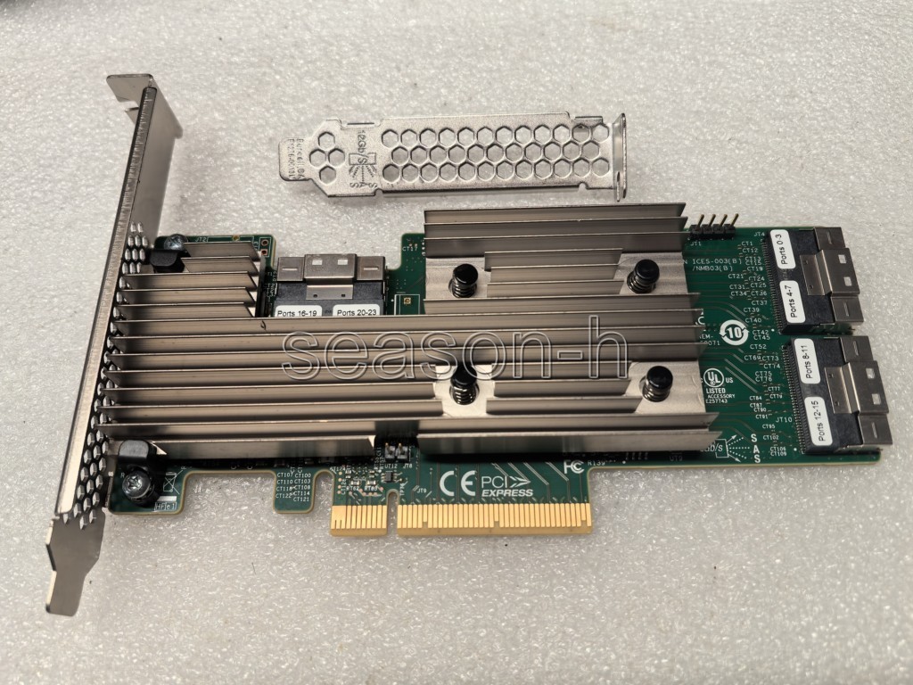 Broadcom Avago 9306-24i SATA / SAS HBA Controller 12Gbps IT Mode 24port