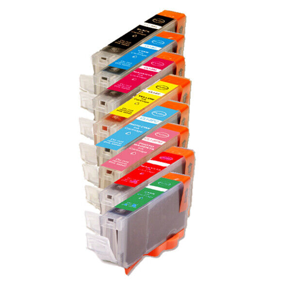 8PK CLI-8 Compatible Ink Cartridges For Canon Pro9000 Mark II Photo Printer