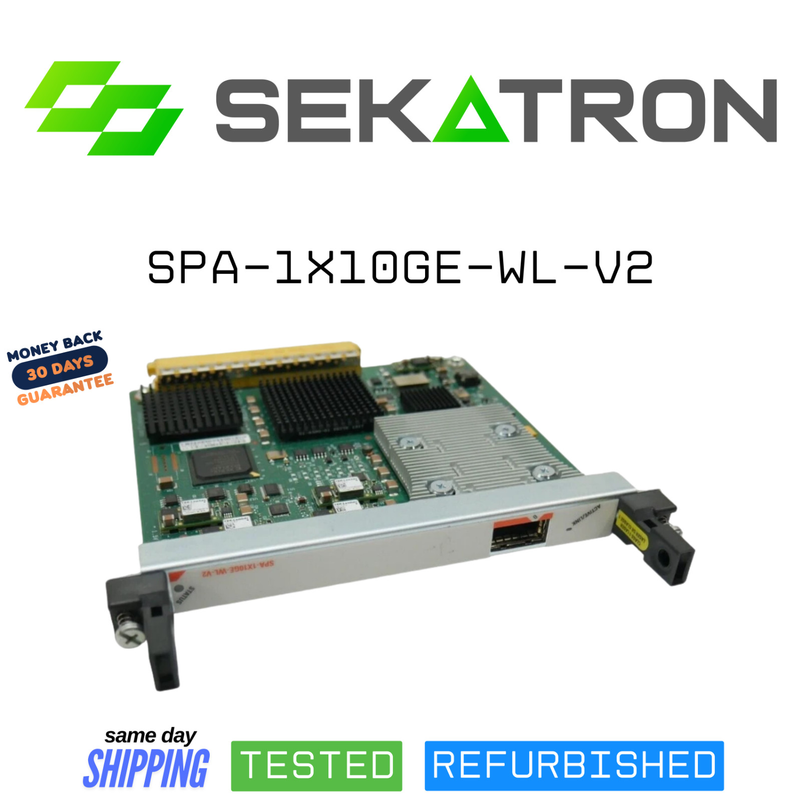 🧩 Cisco SPA-1X10GE-WL-V2 • 1-Port 10GbE LAN/WAN Shared Port Adapter • ⚡FastShip