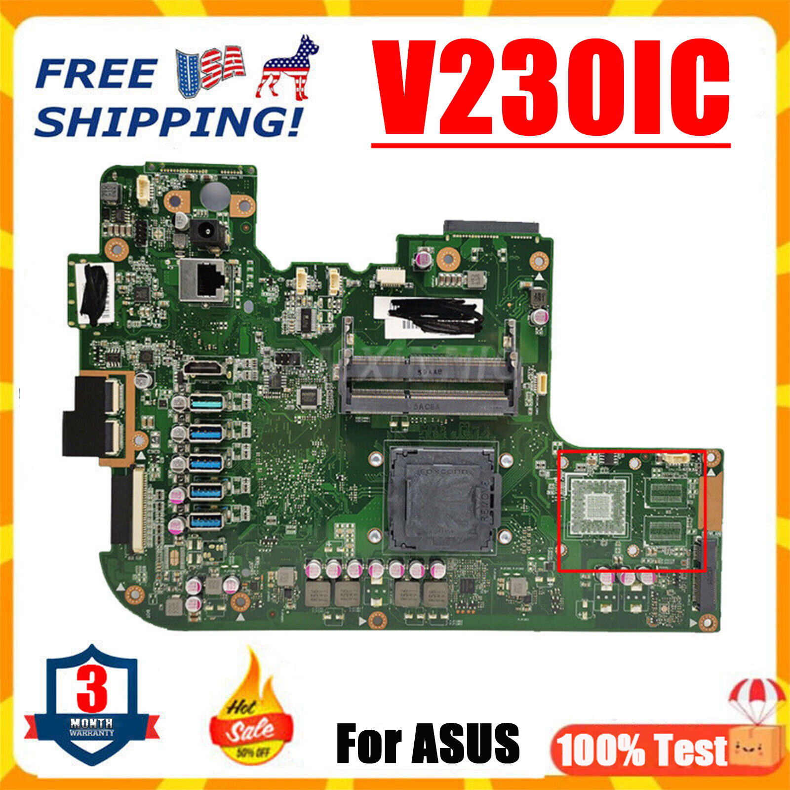 V230IC MAINBOARD DDR4 FOR ASUS V230IC ALL-IN-ONE DESKTOP H110 MOTHERBOARD