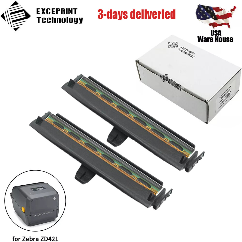 ✅ 2pcs P1112640-218 203dpi Printhead for Zebra ZD421 ZD421T ZD421T Printer USA ✅