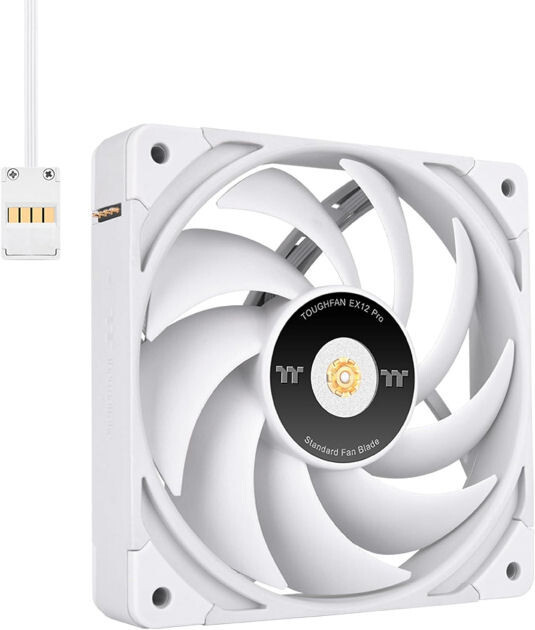 Thermaltake TOUGHFAN EX14 Pro Swappable 140mm (3 Pack), CL-F172-PL14WT-A (White)