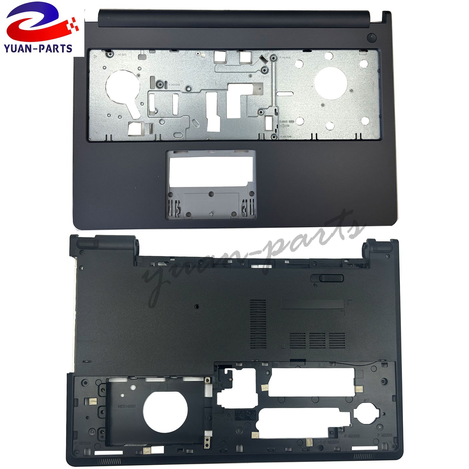 New Dell Inspiron 15 5555 5558 5559 Black Palmrest Bottom Case Cover 000KDP US