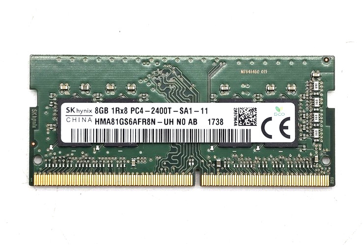SK hynix 8GB DDR4 SODIMM 2400MHz PC4-2400T 1Rx8 Laptop RAM HMA81GS6AFR8N-UH