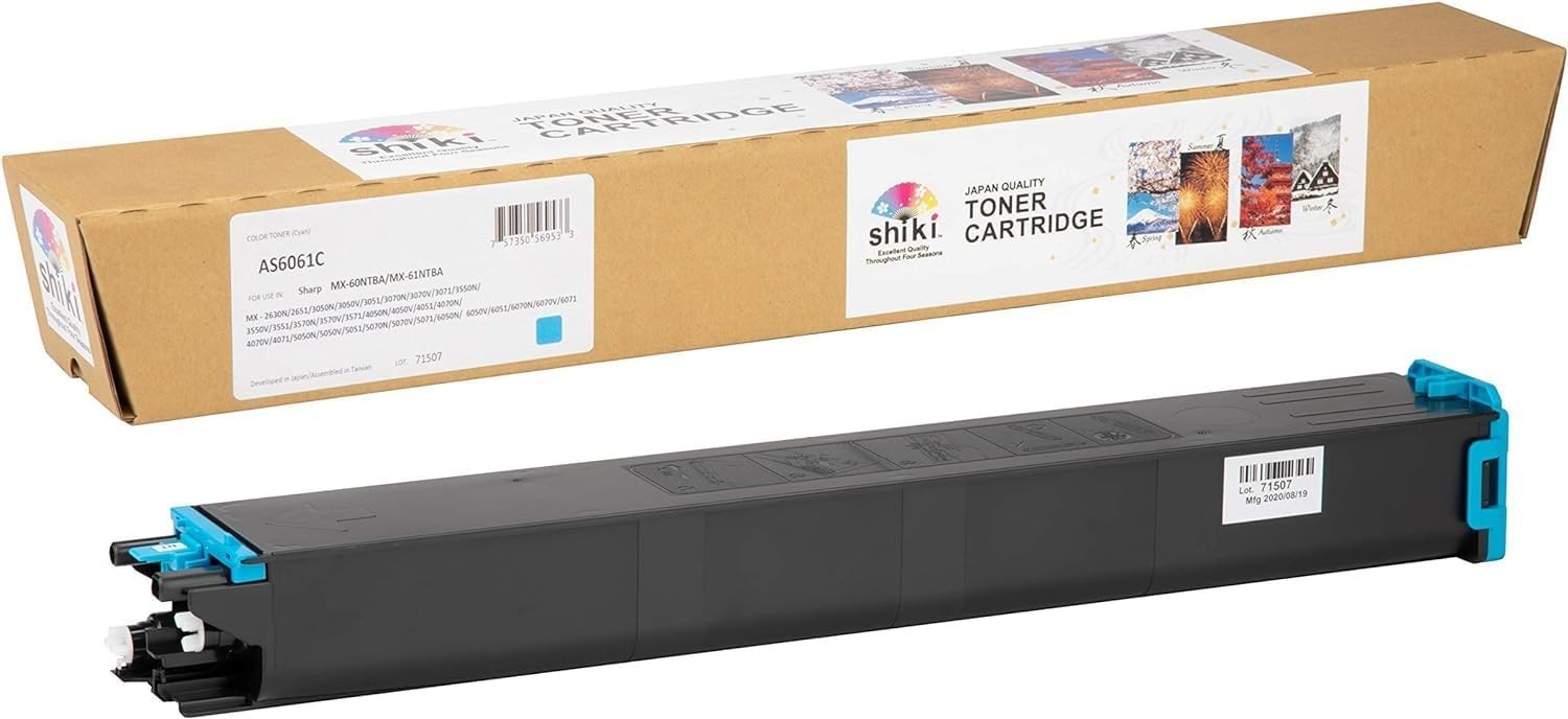 Shiki Compatible Toner Cartridge Replacement for Mx-2630n 2651 3050 3051 3070 30