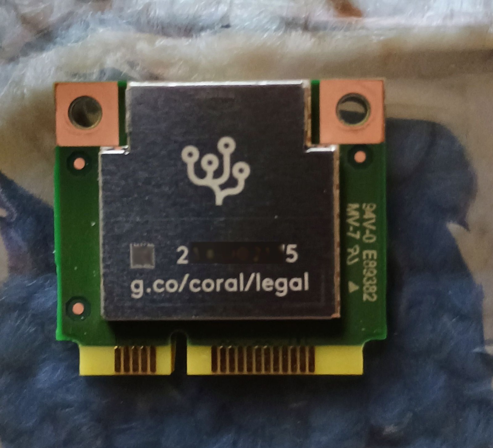 ** WORKING ** Google Coral PCIe Accelerator Model UA1 Edge TPU G650-04528-01