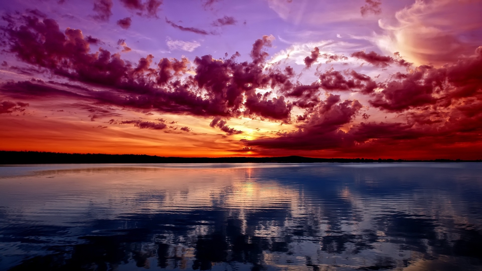 Landscape r sunset beach sunlight clouds sky water Custom Gaming Mat Desk