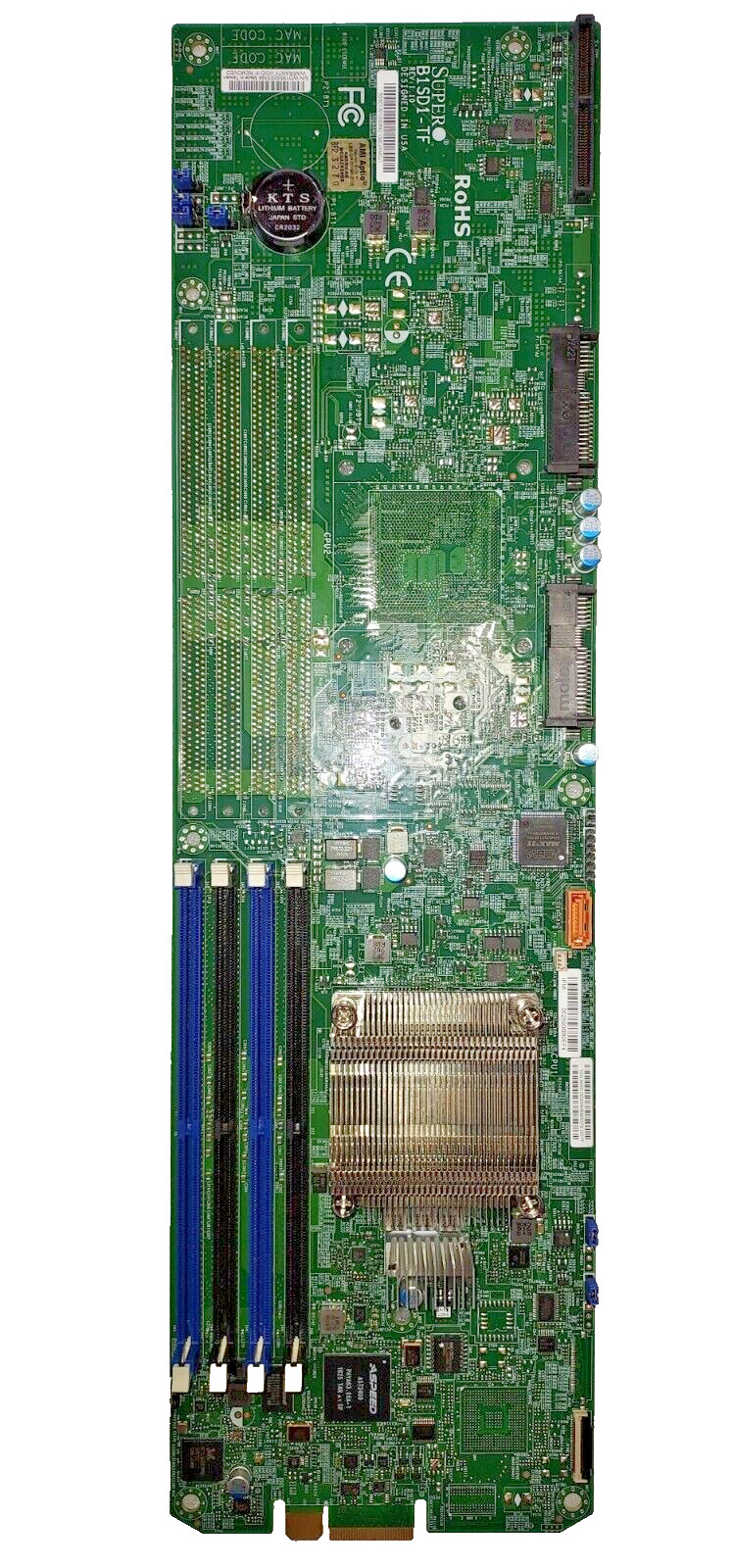Supermicro MBD-B1SD1-TF-B Motherboard NEW, IN STOCK, 5 Year Warranty